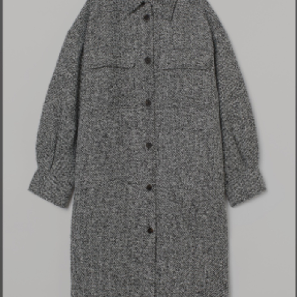 H&M Long Shacket Coat – Size Small